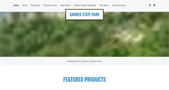 Desktop Screenshot of garnerstatepark.com