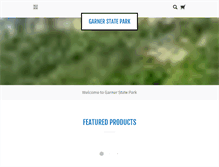 Tablet Screenshot of garnerstatepark.com